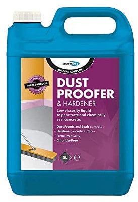 Bond-It BDH090 Dustproofer & Hardener (5 Ltr) Hardens and Dustproofs concrete flooring