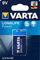 VARTA ALKALINE BATTERIES - 9V