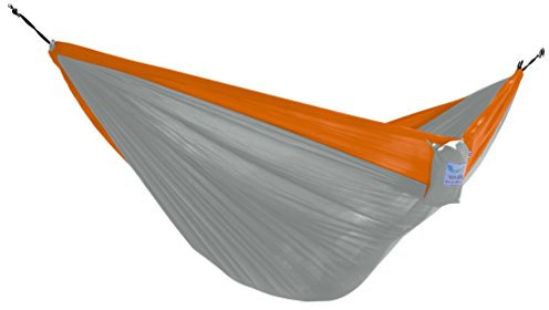 Vivere PAR26 Hängematte Nylon Doppel Grau/Orange