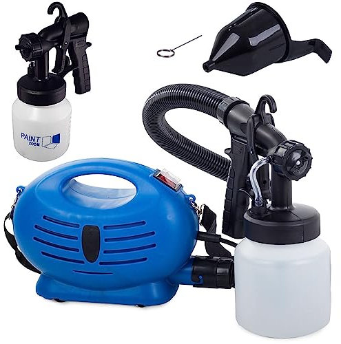 HUKITECH Sistema di verniciatura a spruzzo – Paint Zoom – Elettrico – Pistola spray – Compressore – Sistema di verniciatura – per verniciatura