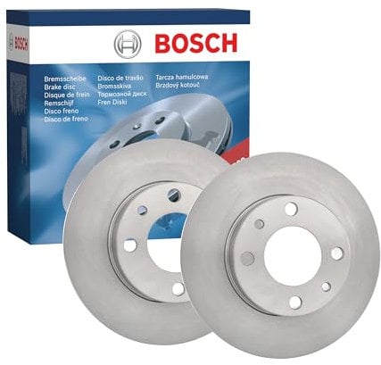 Bosch BD57 Discos de freno, certificación ECE-R90, 1 juego de 2 discos