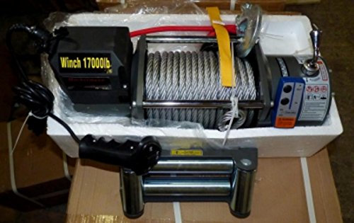 Machermann Elektrische Seilwinde - 24 Volt - 5454 Kg (12000 lbs) Zugkraft