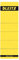 Leitz Rückenschild selbstklebend für Standard- und Hartpappe-Ordner, 10 Stück, 80 mm Rückenbreite, Kurzes und breites Format, 62 x 192 mm, Papier, gelb, 16420015