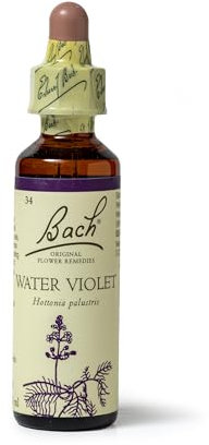 Bach Original Flower Remedies (Water Violet) Reach Out To Others, Connect With Others, Emotional Wellness, Natural Flower Essence, 20ml