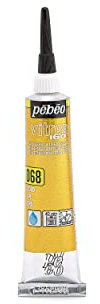 Pébéo - Vitrea 160 - Couleur à l'eau pour Verre, Porcelaine, Métal, Céramique - Finition Brillante - Tube 20 ML, Or
