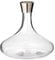 EDZARD Carafe Edward, cristal soplado con borde de platino, altura 19 cm, diametro 20 cm, capacidad 1,6 L, Decantador para vino, garrafa para whisky, aqua, zumo