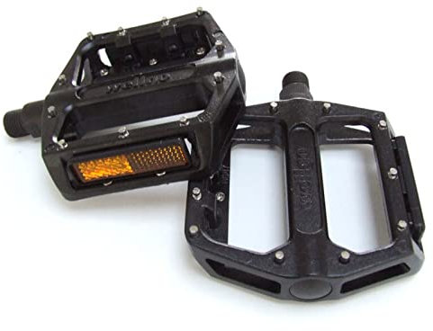Wellgo B087U 9/16 Alloy Platform BMX/ATB Bike Pedals - Black