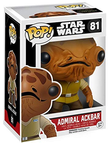 Admiral Ackbar (Star Wars: The Force Awakens) Funko Pop! Bobble-Head Vinyl Figure