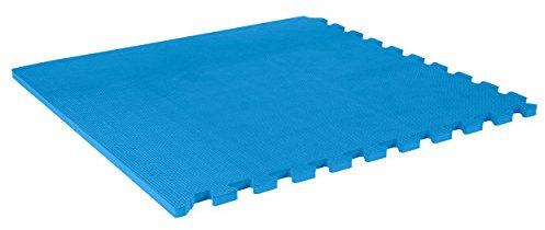 Vario-Step Gymnastikmatte Bodenmatte Sportmatte, Fitnessmatte 60x60 cm, BLAU