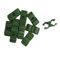 Xclou Garden Multifunktionsclip, 10er Set, Pflanzenbinder, Pflanzenklammer, Pflanzenhalter, grün, 3x1x1.5 cm, 360238