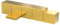 25 Stück Neodym Power-Magnet - Gold - Magnete 5x4x1mm extra stark rechteckig - Haftkraft 0,35 kg - Starke Magnete Super-Magnet - Mini-Magnete für Whiteboard Magnettafel Magnetstreifen Werkstatt