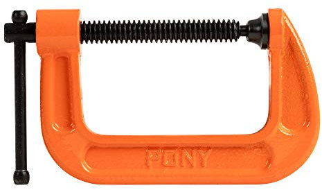 Pony Jorgensen 2630 C-Klemme, 7,6 cm, Orange