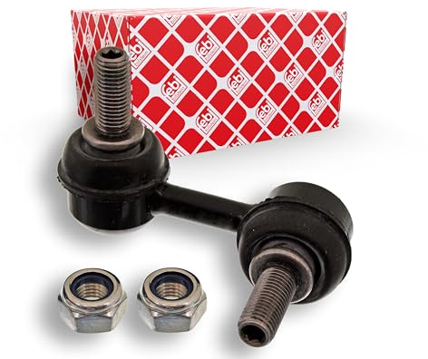 febi bilstein 42079 Verbindungsstange mit Sicherungsmuttern, 1 Stück | Kompatibel mit: HONDA S2000