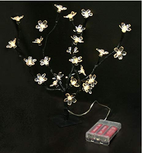 Hillfield Kirschblütenbaum LED Baum Blütenbaum H25 cm batteriebetrieben