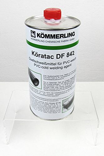 Köratac DF 842: 1 Dose PVC Weich Teichfolien Schweissmittel, 800g, Teichfolien Reparatur & Pflege, Teichpflege & Reparatur, PVC-Schweissmittel, für Fischteiche