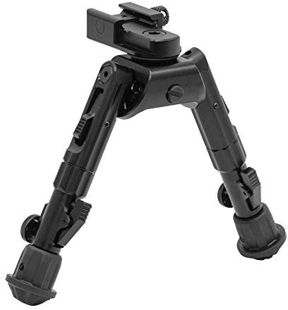 UTG Erwachsene Zweibein Recon 360 Bi-fuß-Taktik, Schwarz, M