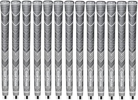 Set of 13 NEW Golf Pride MCC Plus4 Grips, Gray, Midsize by MCC Plus 4