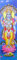 Crafts of India Lord Vishnu/Hindu God Poster : Reprint on Paper (Unframed 11X35 inches)
