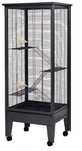 Little Friends Large Chewproof Tall Chinchilla Metal Cage