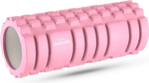 Rouleau de massage efficace pour les fascias jusqu'à 120 kg pour entraînement fonctionnel, rouleau de massage pour auto-massage des jambes et du dos, favorise la circulation sanguine et la