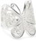 Vinani Ring Schmetterling Paisley glänzend Sterling Silber 925 Größe 58 (18.5) RSL58