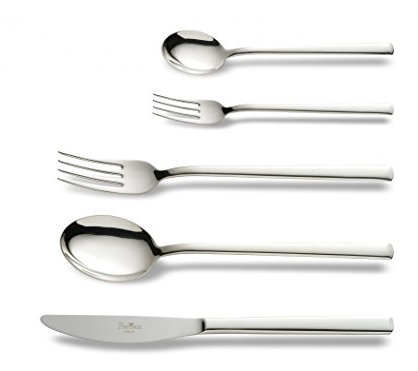 Pinti Synthesis Set di 24 posate, acciaio inox