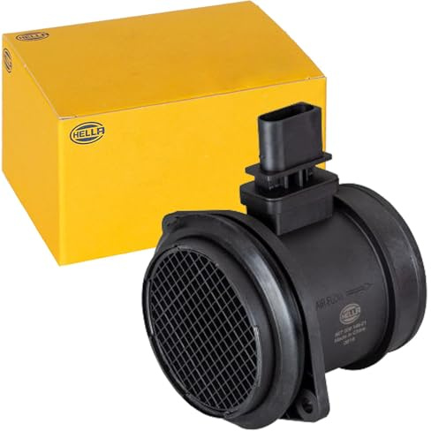 HELLA 8ET 009 149-211 Air Mass Sensor - 4-pin connector - Pipe-neck
