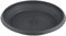 Scheurich Untersetzer aus Kunststoff, Metallic Grey, 20 cm Durchmesser, 2,7 cm hoch