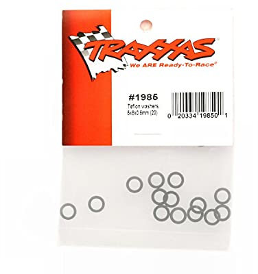Traxxas 1985 Arandela de teflón Modelo de piezas de coche, 5 x 11 x 0,5 mm