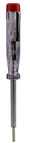 UNITEC Phasenprüfer 200-250V 140mm isoliert transparent, weiß