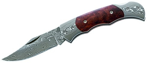 Herbertz 201408 Damaszener Taschenmesser Messer, Mehrfarbig, 14.2 cm