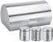 SQ Professional Gems Metallic Bread Bin and Canisters Quartz, 39.4x28.4x19 cm