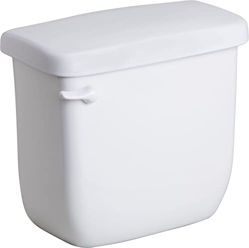 PROFLO PF5112HE Jerritt 1.28 GPF Single Flush Toilet Tank Only with Left-Hand Trip Lever - White