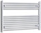 companyblue 900mm Wide Chrome Heated Towel Rail Radiator Flat/Straight Ladder for Stylish Bathroom (900 x 700 mm)