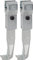 Kukko 1-90-P Paar Standard Abzieherhaken 100 mm