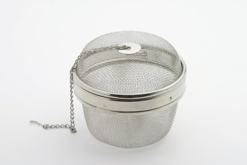Weis Gewürzkugel mit verstärktem Rahmen und einem Durchmesser von 8,5cm, 14909, Silber