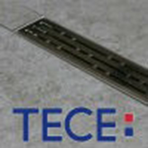 TECE Drainline Duschrinne Komplettset / Duschrinnen Designrost Basic Dusch-Ablaufrinne, Länge § tece baulänge:1000 mm