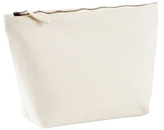 Westford Mill Canvas Accessory Bag, L (23 x 23 x 11 cm), Natural