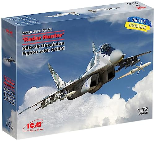 ICM 72143-1:72 MiG-29 “9-13” Ukrainian Fighter with HARM missiles Radar Hunter