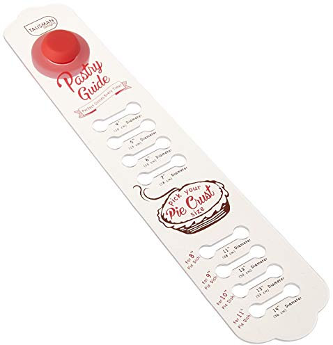Talisman Designs Guida per pasticceria, crosta di torta perfettamente rotonda ogni volta, taglia cerchi da 10,2 cm a 35,6 cm di diametro