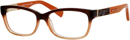 Brillen Jimmy Choo JC110 EZS BROWN ORANGE 53/15/ WOMAN