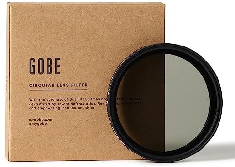 Gobe NDX 52 mm Variabler Graufilter ND2-400 ND Filter (1Peak) Black