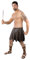 P'tit Clown - 15434 - Gladiatorenrock - Einheitsgröße - Ideal für Karnevalskostüme, Themenabende, Cosplay, Antikes Gladiatoren-Accessoire