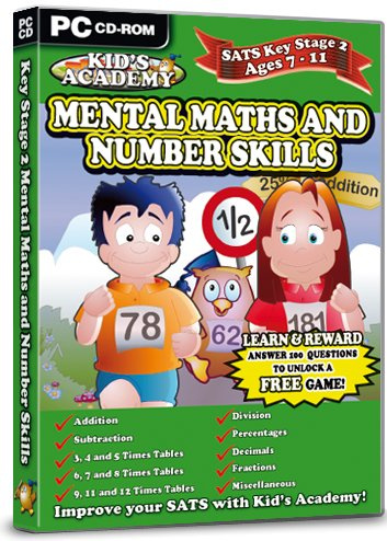 Kid's Academy - Key Stage 2 Mental Maths and Number Skills - 7-11 Years (PC CD)