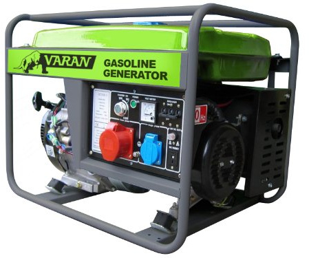 Varan Motors 92521 Benzingenerator 7.0 kVA 1x 400V 1x 230V 1x 12VDC