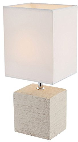 GLOBO Moderne Tischleuchte Keramik Beige 21675