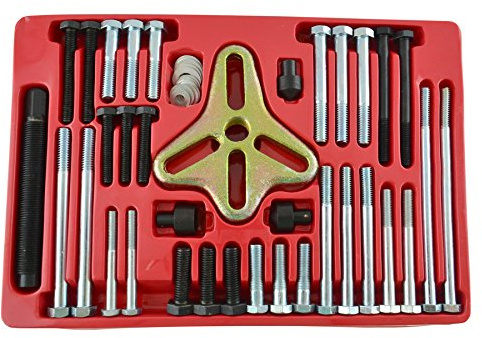 AB Tools 46pc Harmonic Puller Set Crankshaft Balance Puller Gear Flywheels Steering TE822