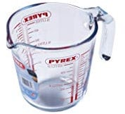 KitchenCraft Caraffa Graduata, Vetro, 0,5 lt, Trasparente