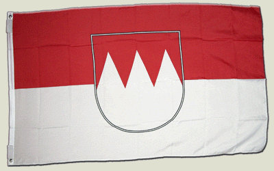 Flagge Deutschland Franken - 90 x 150 cm