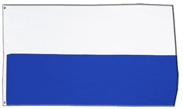 Flagge Streifen weiß-blau - 90 x 150 cm